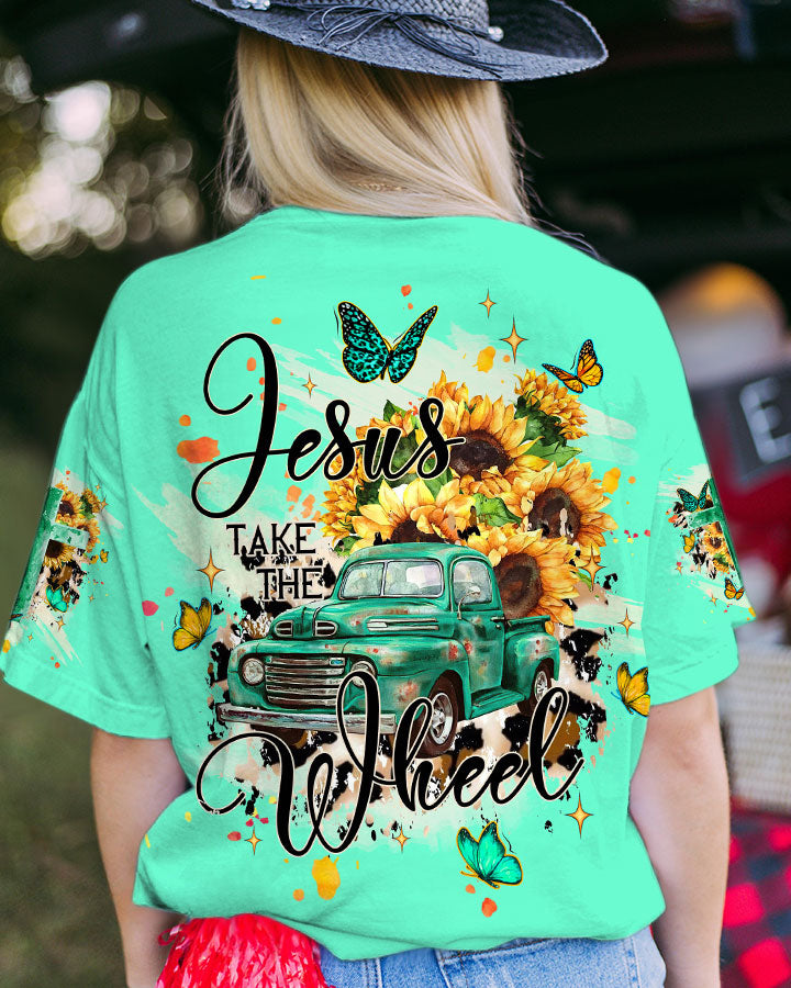 Jesus Take The Wheel Women's All Over Print Shirt - Tltw1909232