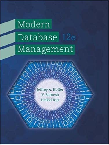 (Answer and Question Bank)Modern Database Management 12th Edition by Jeffrey A. Hoffer