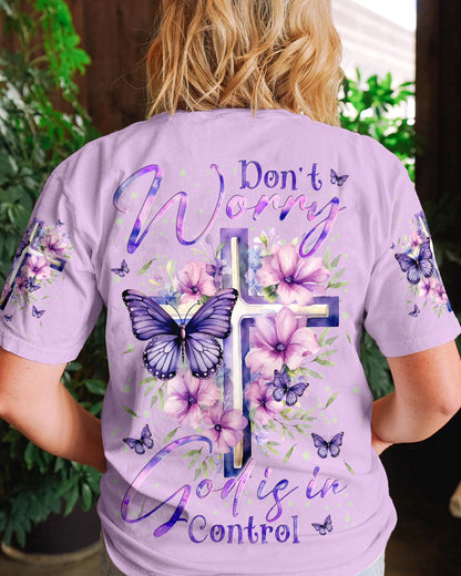 Don't Worry God Is In Control Women's All Over Print Shirt - Yhln1108234