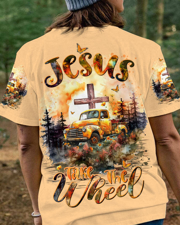 Jesus Take The Wheel Women's All Over Print Shirt - Tltw0703244