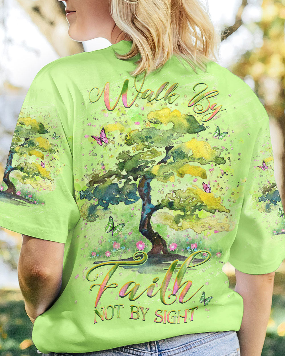 Walk By Faith Not By Sight Women's All Over Print Shirt - Yhhg0709233