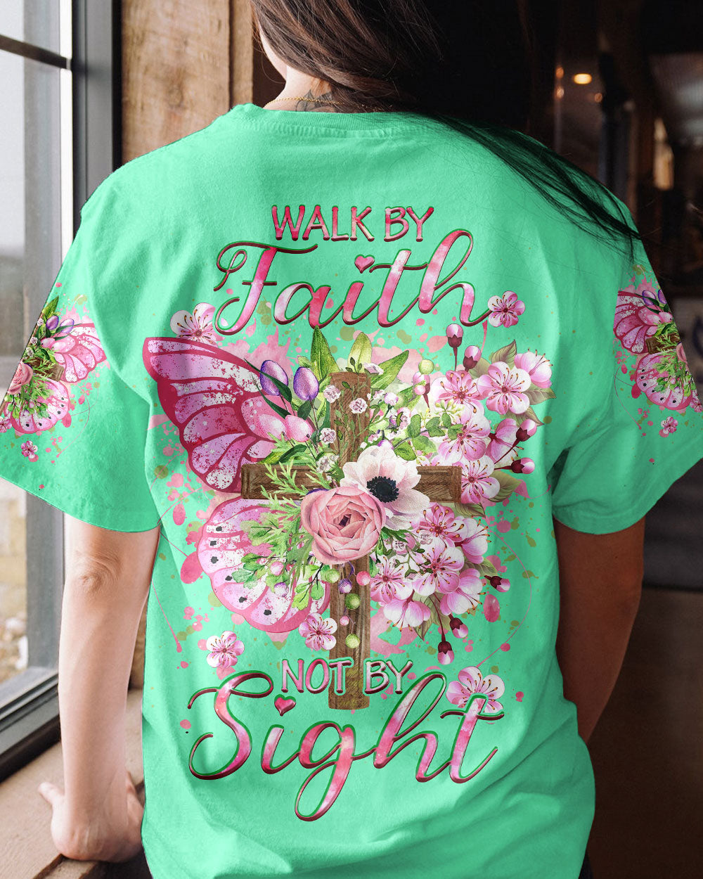 Walk By Faith Not By Sight Women's All Over Print Shirt - Yhhg0607233