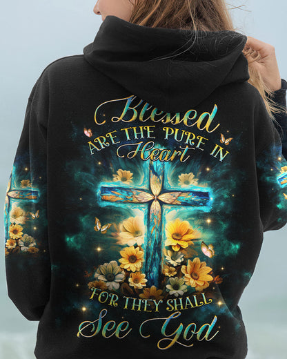 Blessed Are The Pure In Heart Women's All Over Print Shirt - Yhhg0510234