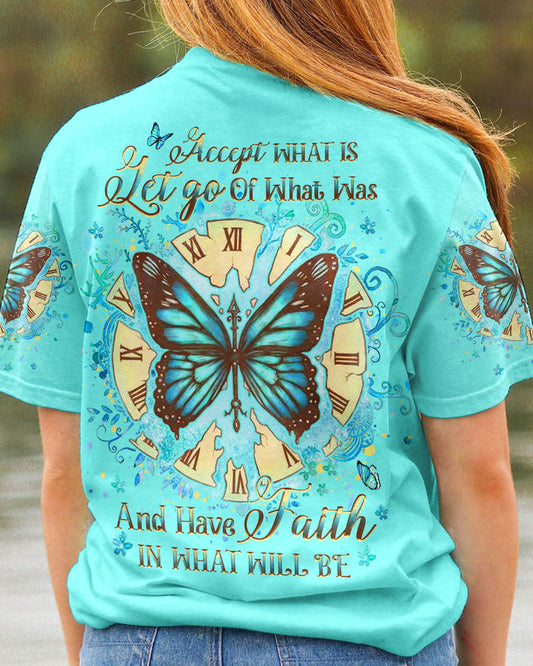 Accept What Is Let Go Of What Was Women's All Over Print Shirt - Yhhg2107232