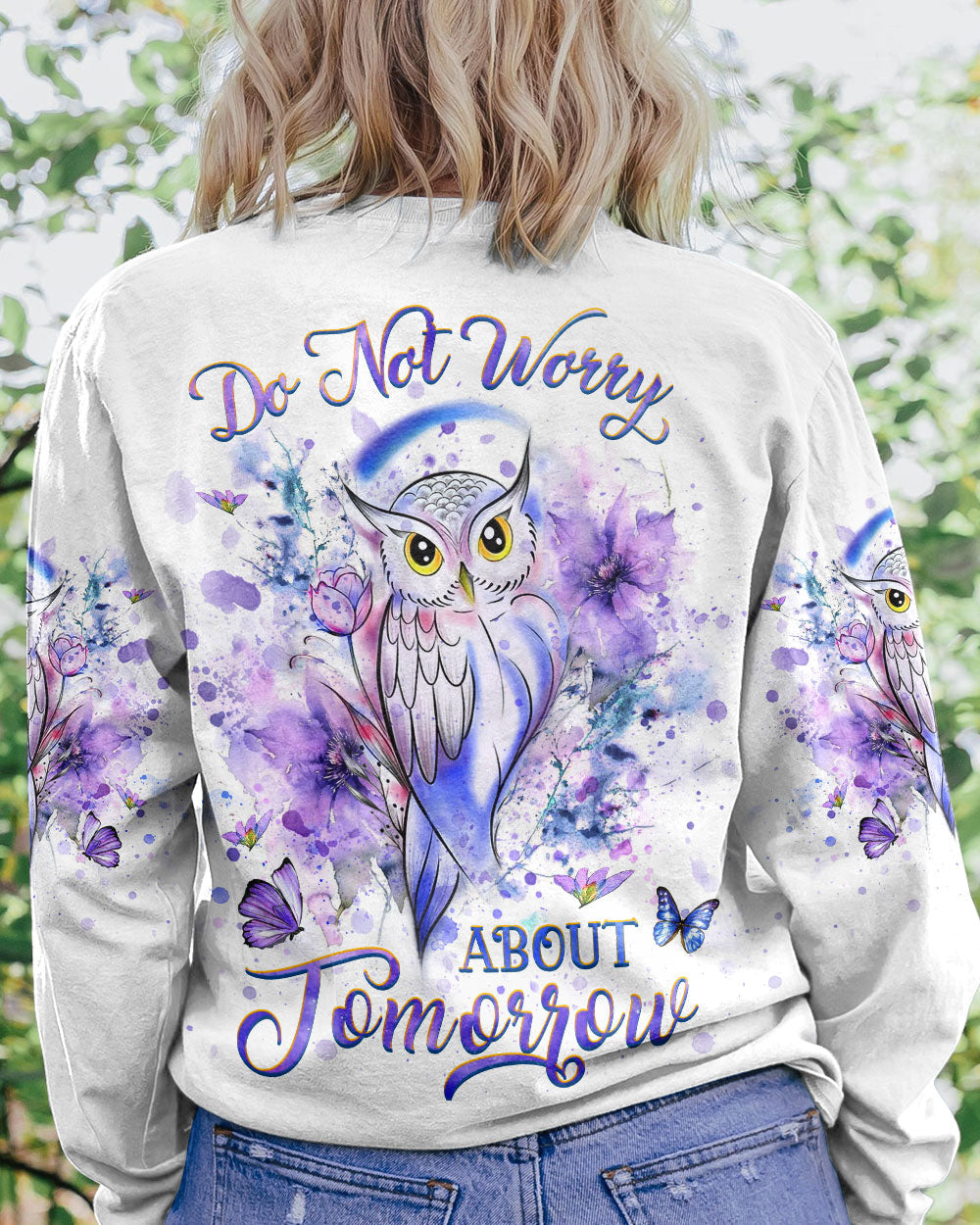 Do Not Worry About Tomorrow Owl Women's All Over Print Shirt - Yhhg0408232