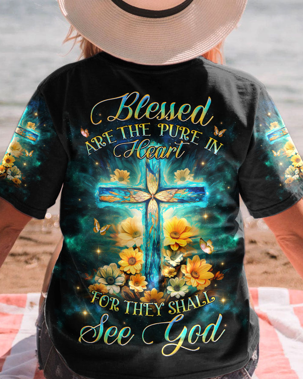 Blessed Are The Pure In Heart Women's All Over Print Shirt - Yhhg0510234