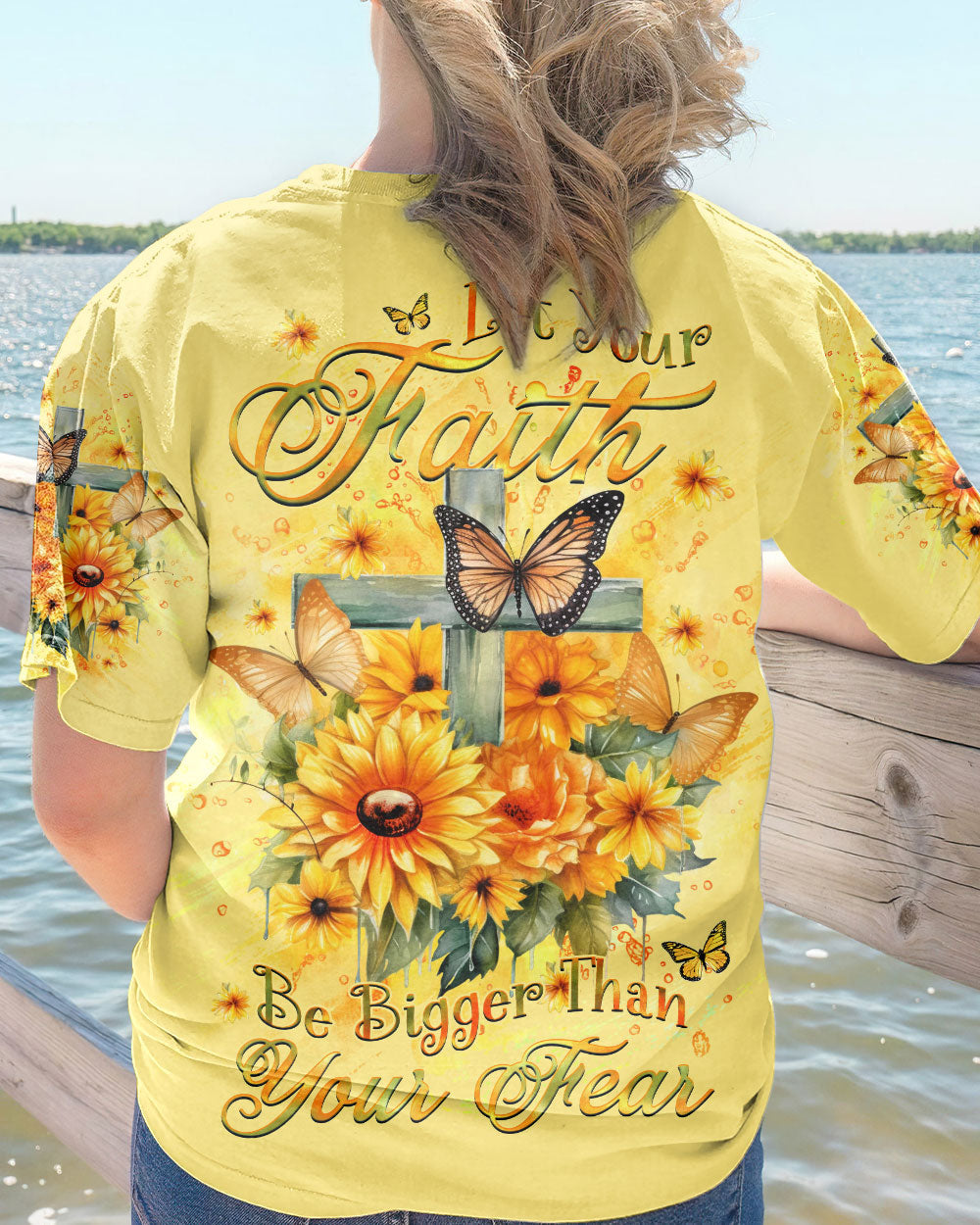 Let Your Faith Be Bigger Than Your Fear Women's All Over Print Shirt - Yhhg1010233