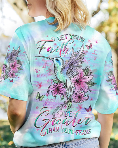 Let Your Faith Be Greater Than Your Fear Women's All Over Print Shirt - Yhhg0410233