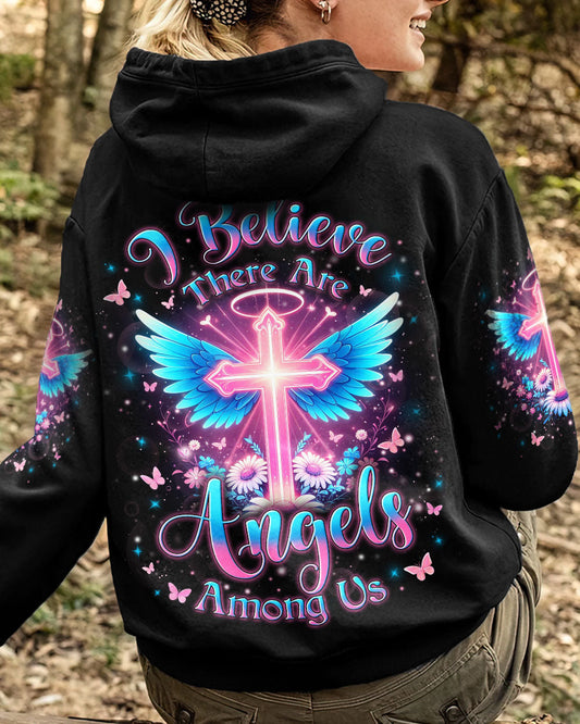 I Believe There Are Angels Among Us Women's All Over Print Shirt - Yhln0812232