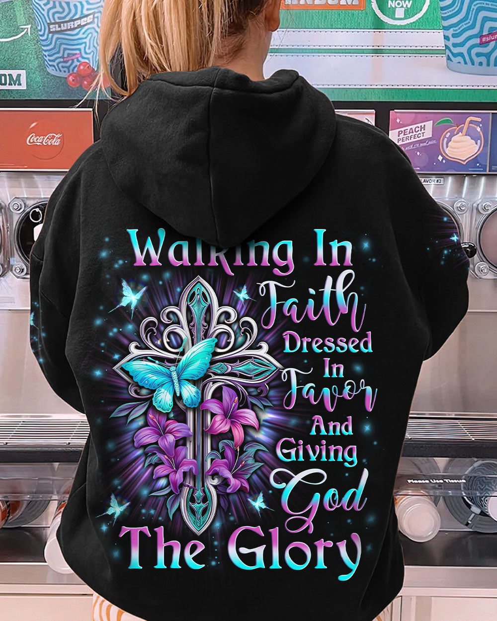 Walking In Faith Dressed In Favor Women's All Over Print Shirt - Yhln2911233