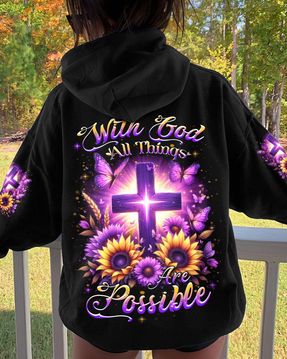 With God All Things Are Possible Women's All Over Print Shirt - Yhdu2712233