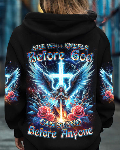 She Who Kneels Before God Women's All Over Print Shirt -Yhdu1902241