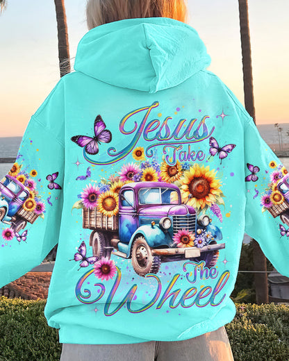 Jesus Take The Wheel Women's All Over Print Shirt - Yhdu0112232