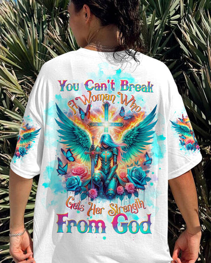 You Can't Break A Woman Cross Warrior Women's All Over Print Shirt - Tltw2601244