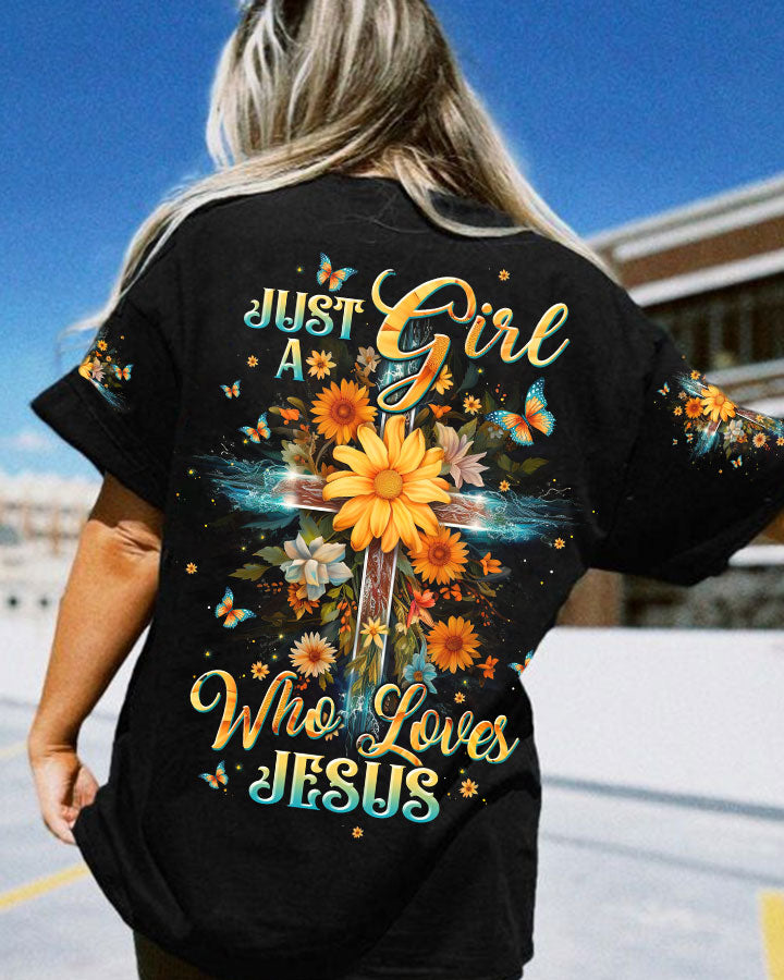 Just A Girl Who Loves Jesus Women's All Over Print Shirt - Tltw2310234