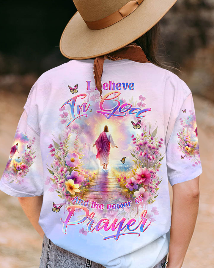 I Believe In God Walking On Water Women's All Over Print Shirt - Tltw0112234