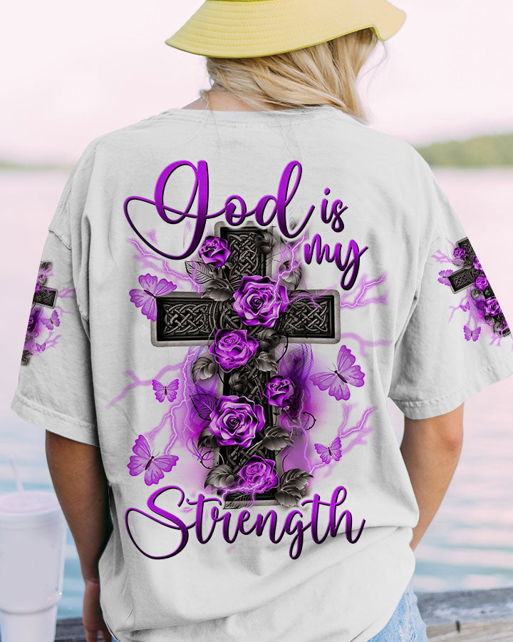 God Is My Strength Women's All Over Print Shirt - Tltw2309234