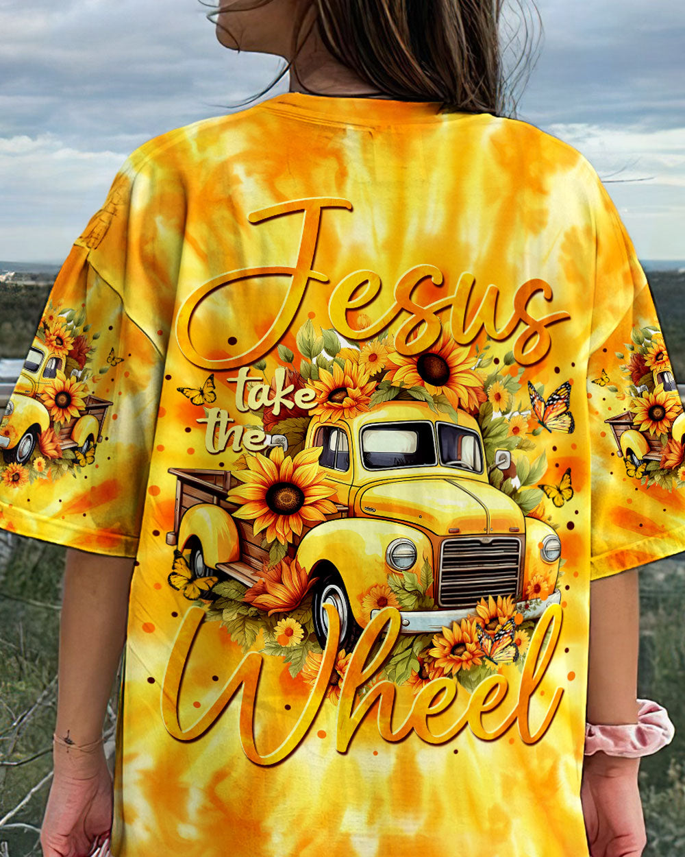 Jesus Take The Wheel Women's All Over Print Shirt - Tytm0512238