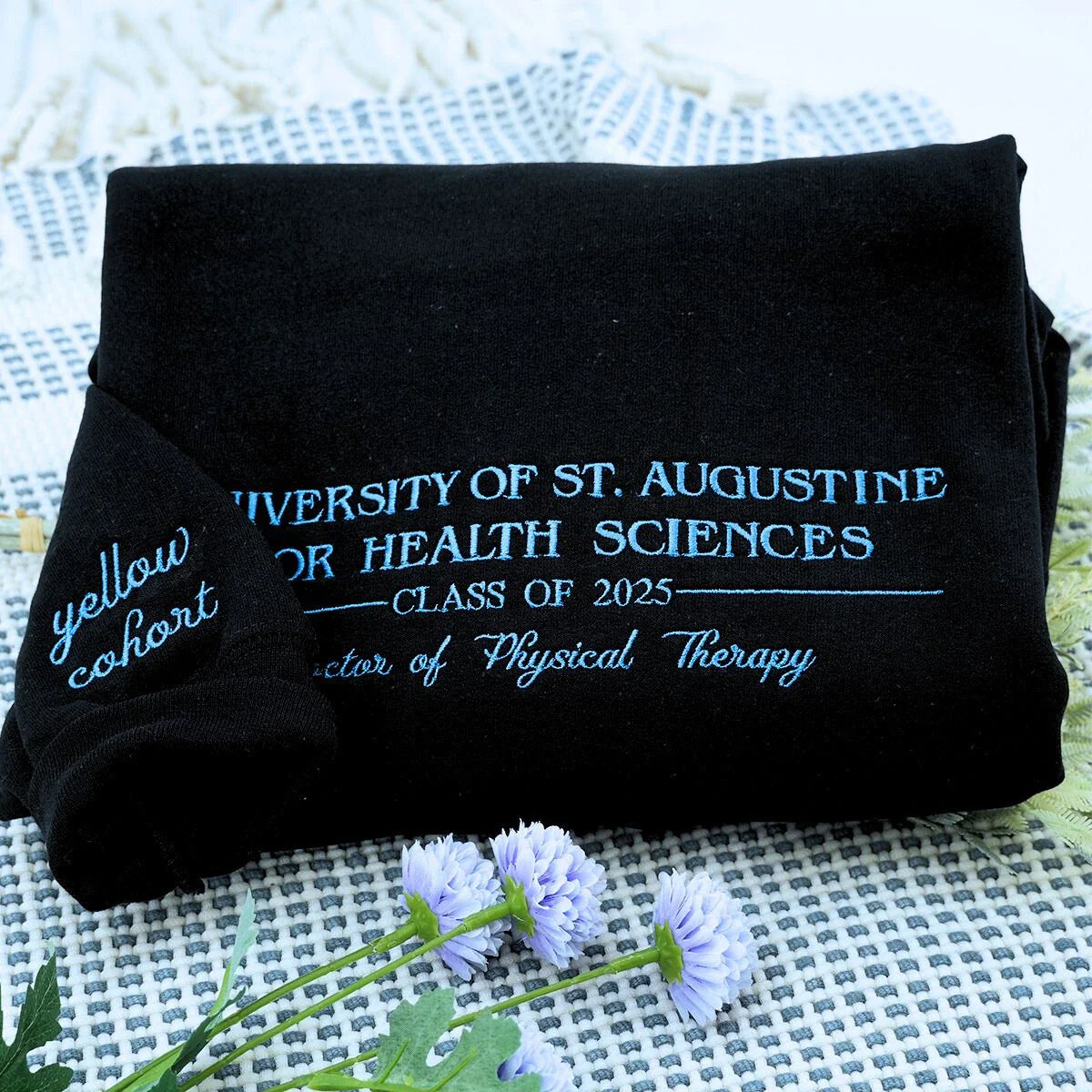 Custom Embroidered College University Sweatshirt