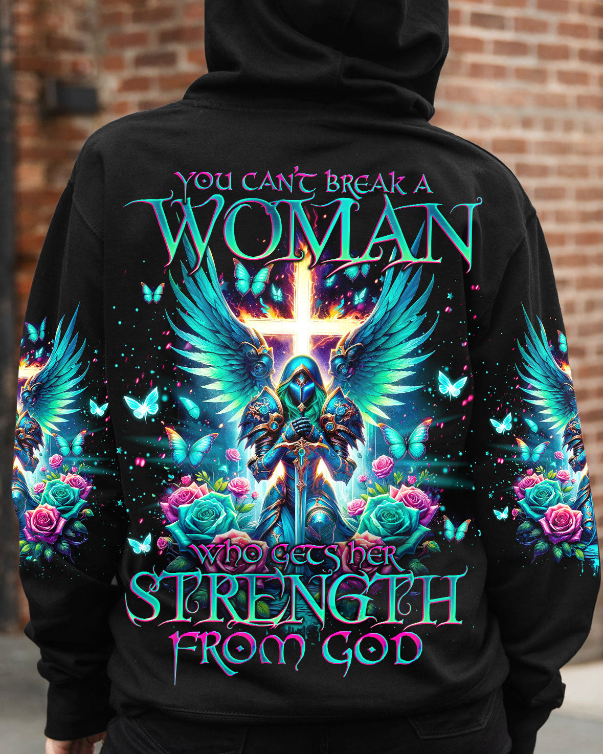 You Can't Break A Woman Warrior Women's All Over Print Shirt - Tlno2201242