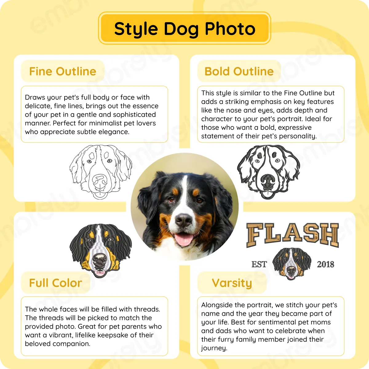 Beagle Sweatshirt or Hoodie, Custom Embroidered Gift from Photo Name