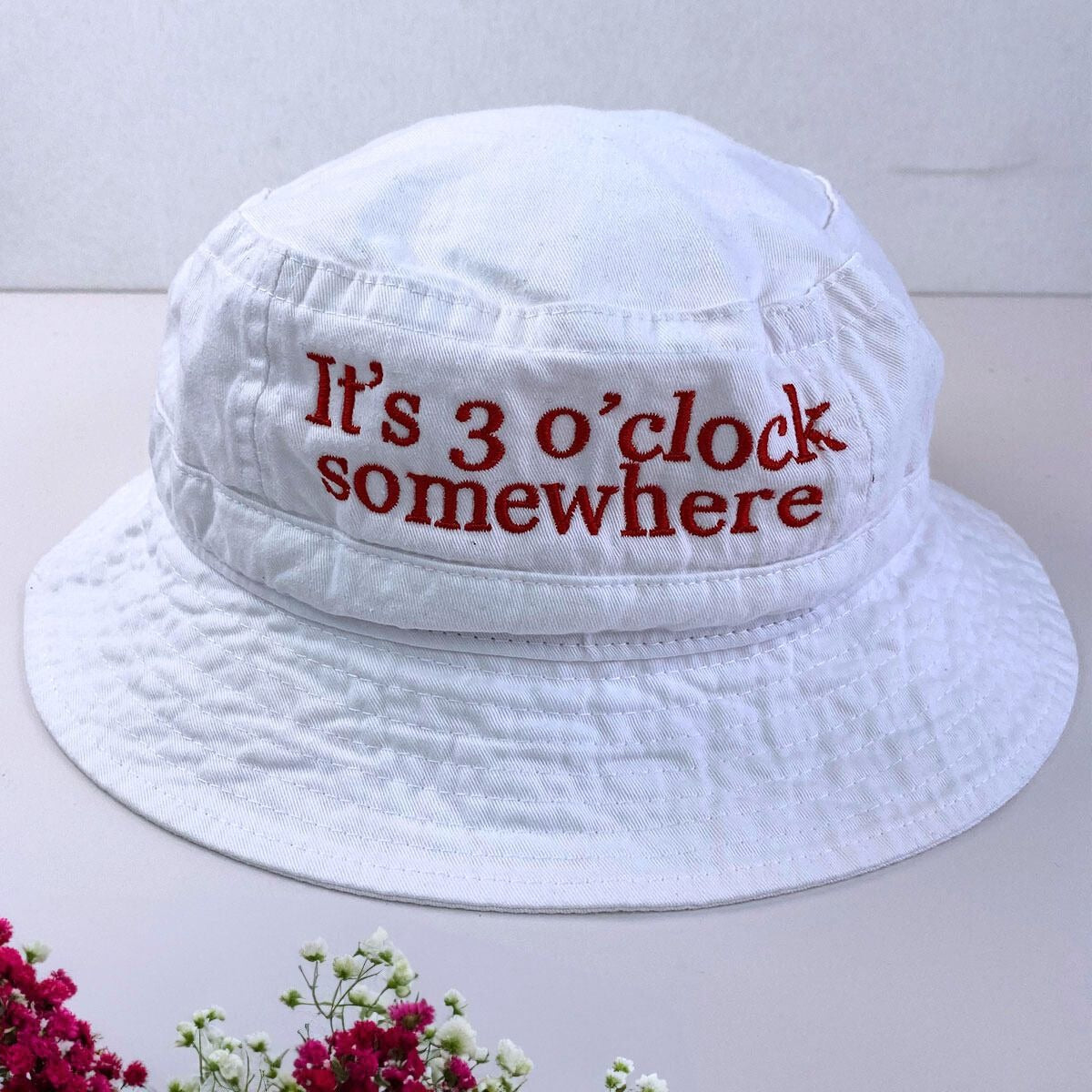 Custom Bucket Hat - Embroidered Girls Hat for Trip