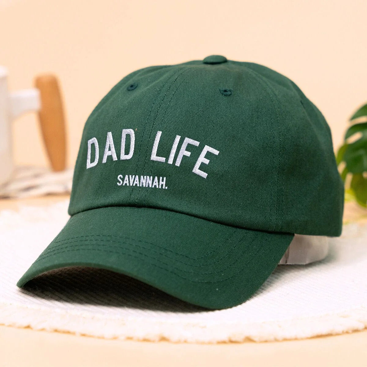 Custom Dad Life Hat with Kid Name, Personalized Embroidered Gift for Dad Father's Day