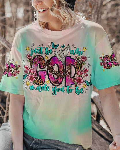 Just Be Who God Made You To Be Women's All Over Print Shirt - Tlno1207234