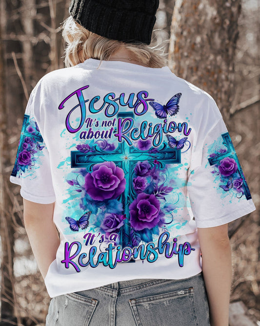 Jesus It's A Relationship Women's All Over Print Shirt - Tlno2809234