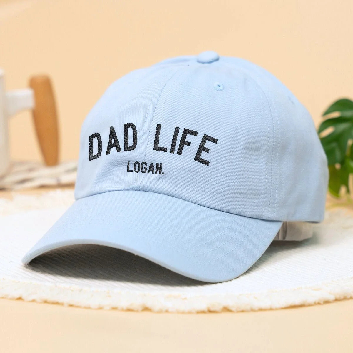 Custom Dad Life Hat with Kid Name, Personalized Embroidered Gift for Dad Father's Day
