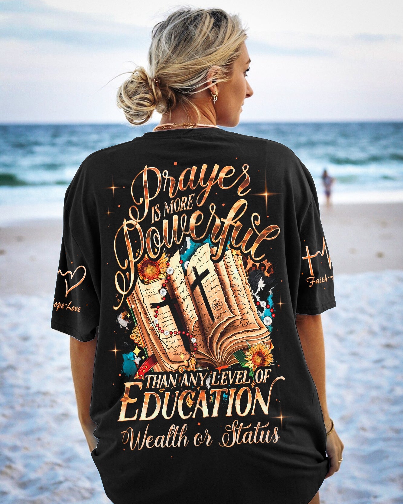 Prayer Is More Powerful Women's All Over Print Shirt - Ty0407232