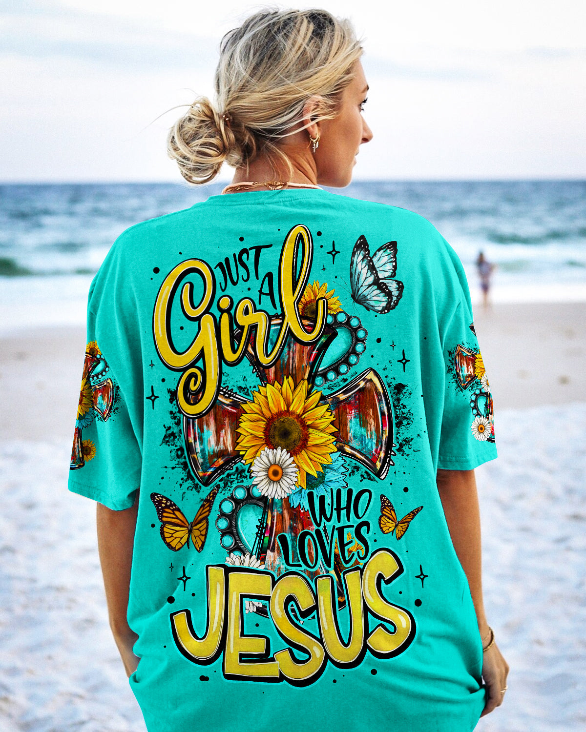 Just A Girl Who Loves Jesus Women's All Over Print Shirt - Ty0707231