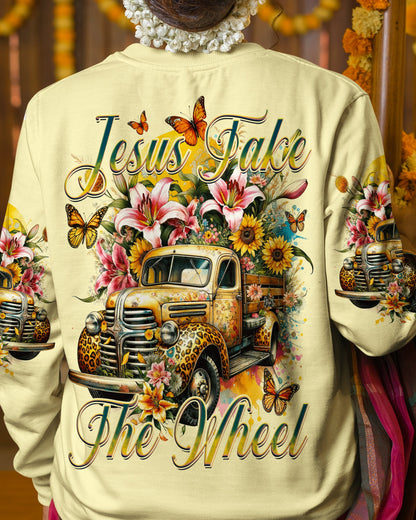 Jesus Take The Wheel Women's All Over Print Shirt - Ty3011232