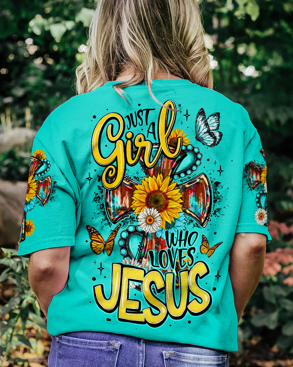 Just A Girl Who Loves Jesus Women's All Over Print Shirt - Ty0707231