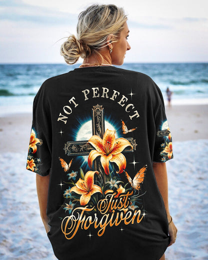 Not Perfect Just Forgiven Women's All Over Print Shirt - Ty1707231