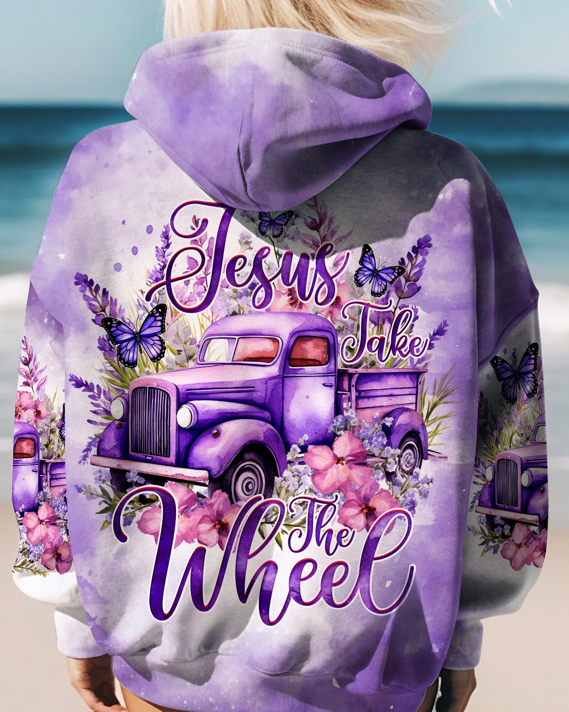 Jesus Take The Wheel Women's All Over Print Shirt - Ty0112231