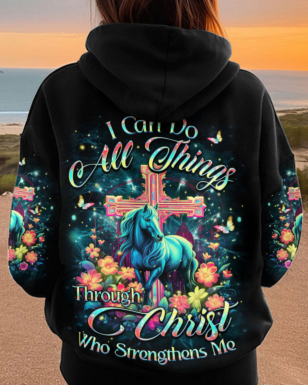 I Can Do All Things Horse Women's All Over Print Shirt - Yhkd0812231