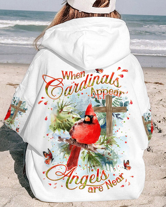 When Cardinals Appear Angels Are Near Women's All Over Print Shirt - Yhkd1411233