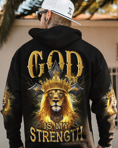 God Is My Strength Men's All Over Print Shirt - Yhlh2209234