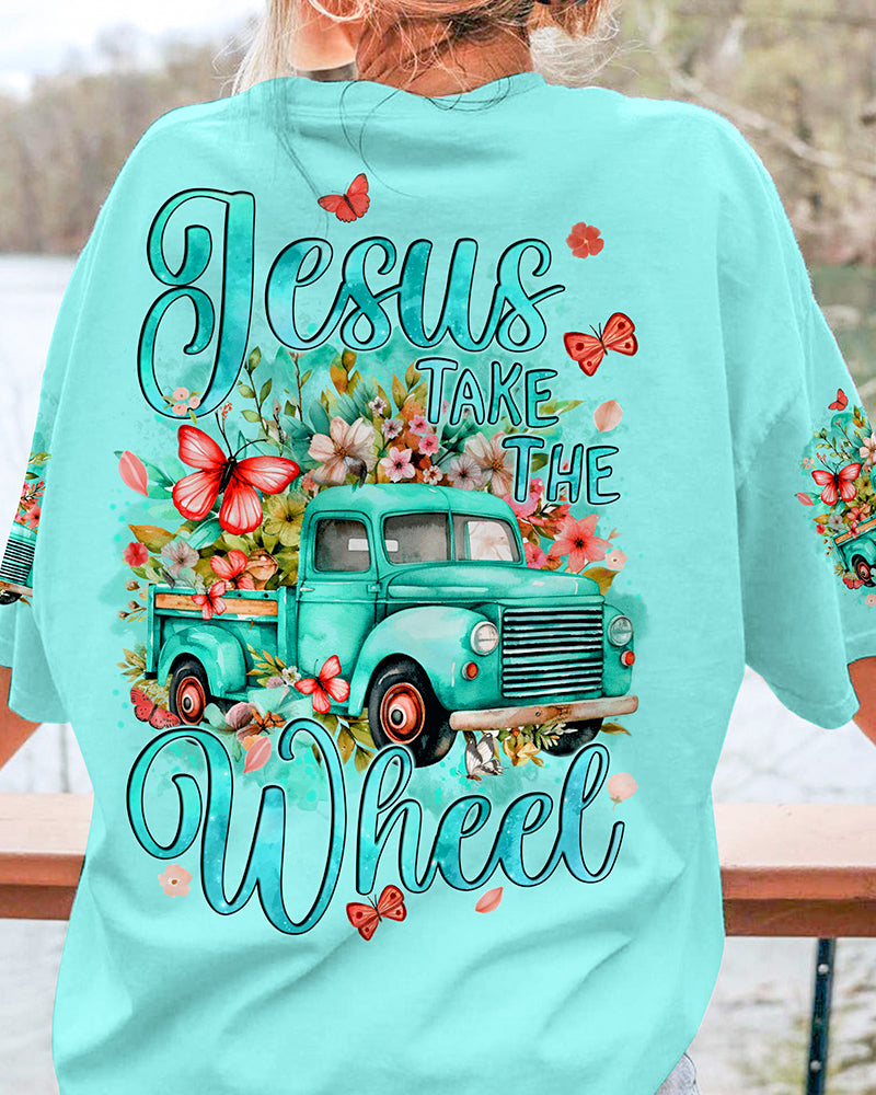 Jesus Take The Wheel Women's All Over Print Shirt - Tyqy0712232