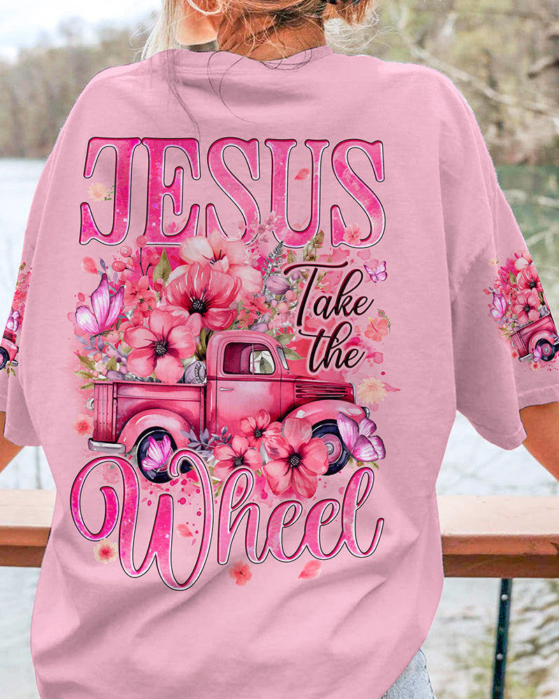 Jesus Take The Wheel Women's All Over Print Shirt - Tyqy1112232