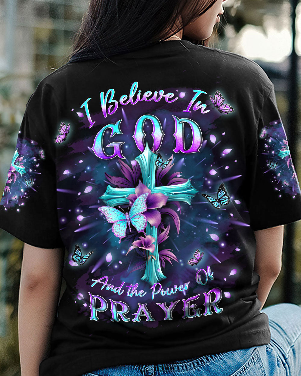 I Believe In God Women's All Over Print Shirt - Yhkd0311232