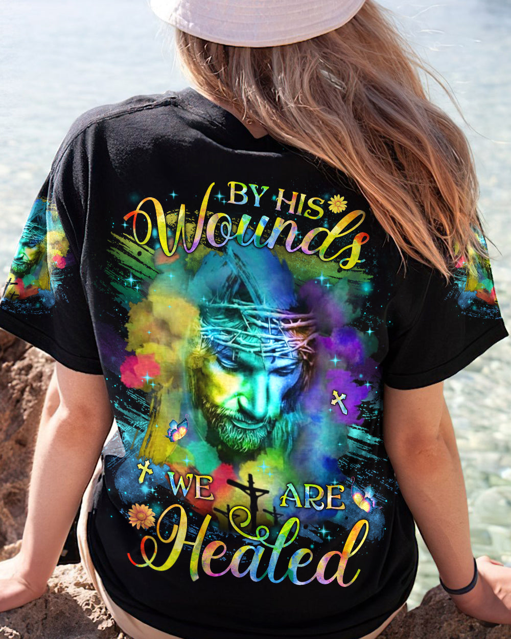 By His Wounds We Are Healed Women's All Over Print Shirt - Yhlh2909233