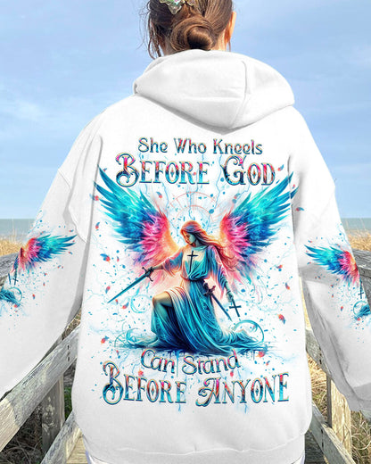 She Who Kneels Before God Women's All Over Print Shirt - Yhkd0801243