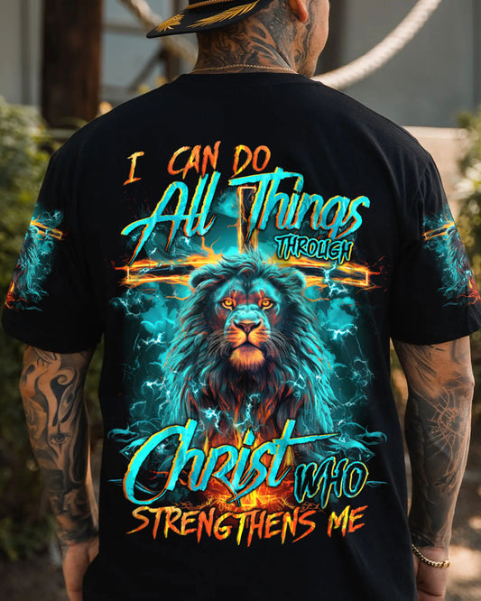 I Can Do All Things Through Christ Lion Men's All Over Print Shirt - Tytm0610232