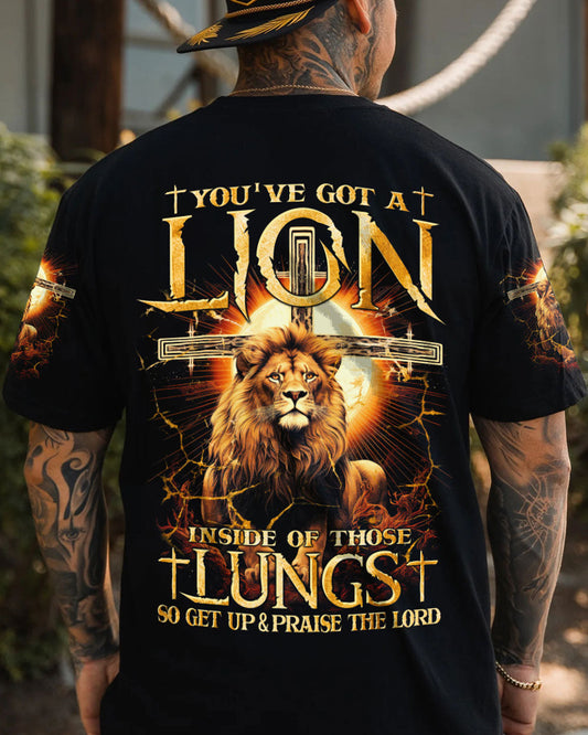 Lion In Lungs Men's All Over Print Shirt - Tytm1210234