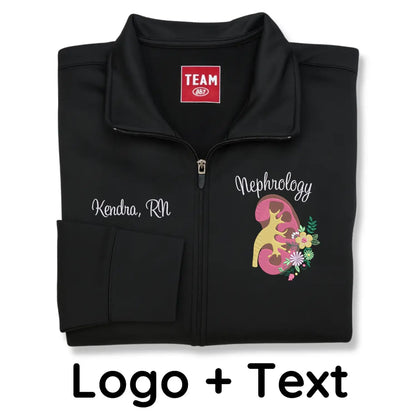 Custom Embroidered Nephrology Nurse Jacket – Personalized RN Gift for Graduation or Nurse Week