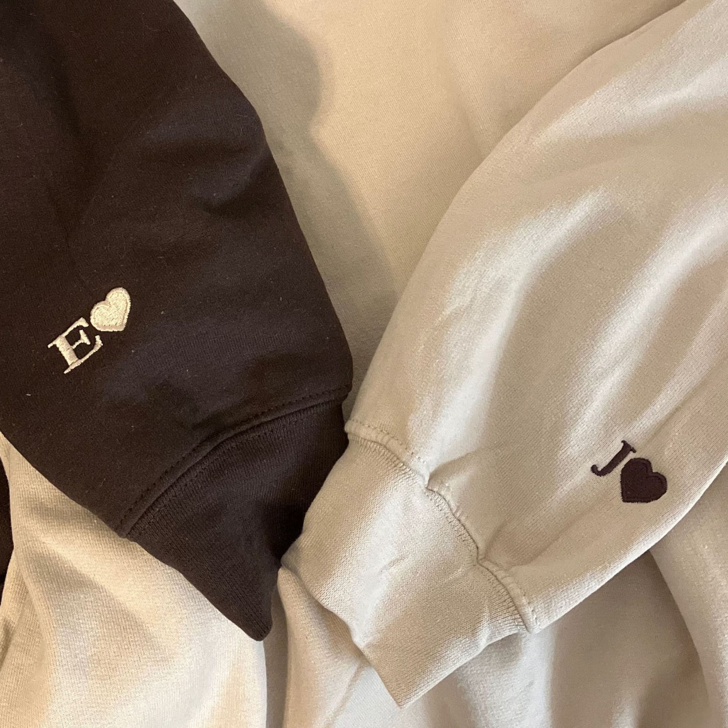 Custom Embroidered Roman Numeral Sweatshirt, Personalized Anniversary Gift for Matching Couples