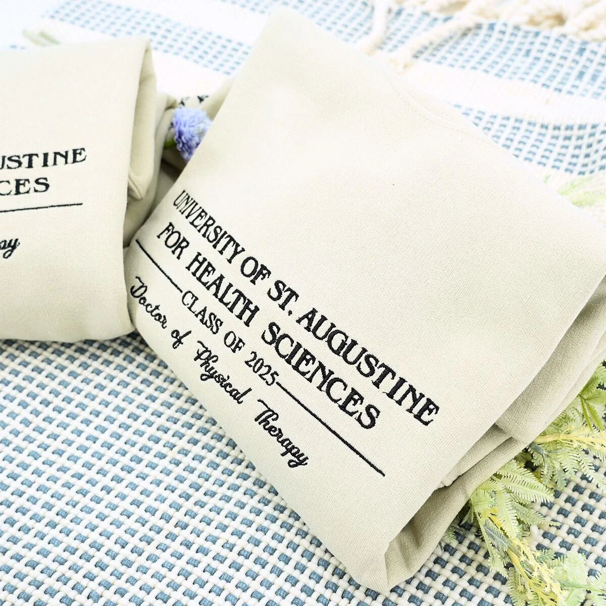 Custom Embroidered College University Sweatshirt