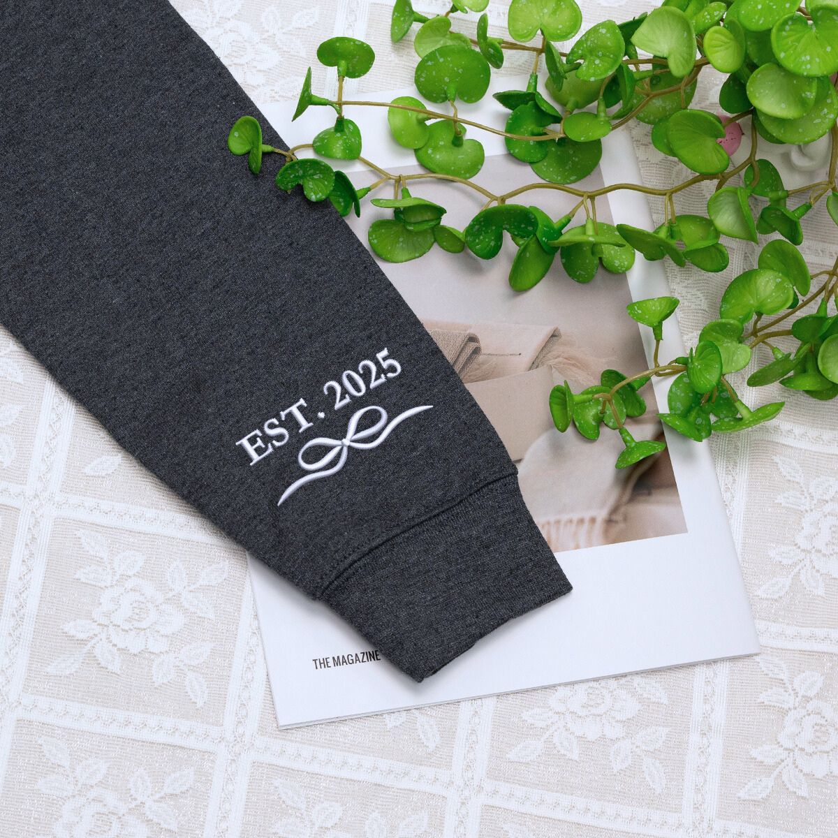 Boy Mama Sweatshirt or Hoodie with Embroidered Kids Names on Chest